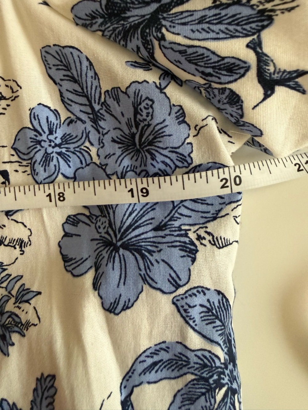Joie Blue White Toile Midi Dress | Cottagecore | Summer Coastal Chic | Size 16 - Picture 11 of 13